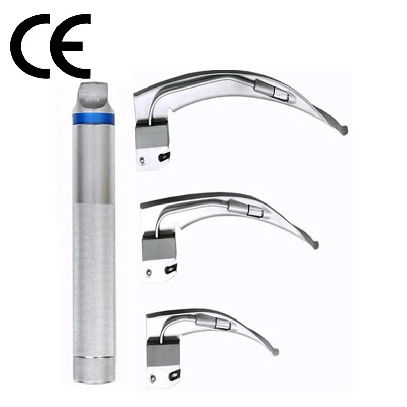 Набор ларингоскопов XINGZIMED Mac и Miller Blade, многоразовый набор ларингоскопов с поддержкой для сложной интубации дыхательных путей