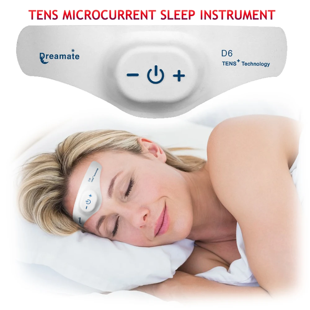 

Electric Headache & Migraine Relief Head Massager TENS Microcurrent Sleep Aid Device Insomnia Sleep Instrument Pressure Relief