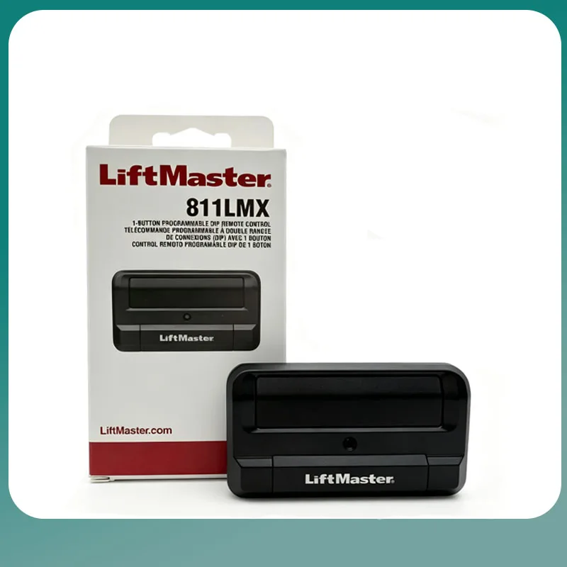 811lmx LiftMaster Remote Control, Kit Compatible 811LM 811LMX MultiCode 300MHz with Sun Visor Clip Included Gate
