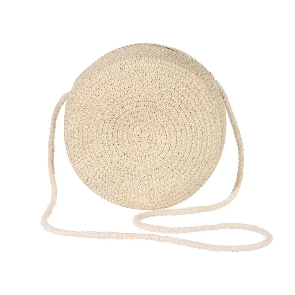 

Сумка ручной работы, вязаная женская летняя пляжная сумка для девочек, плетеная из ротанга, соломенная сумка, соломенная сумка