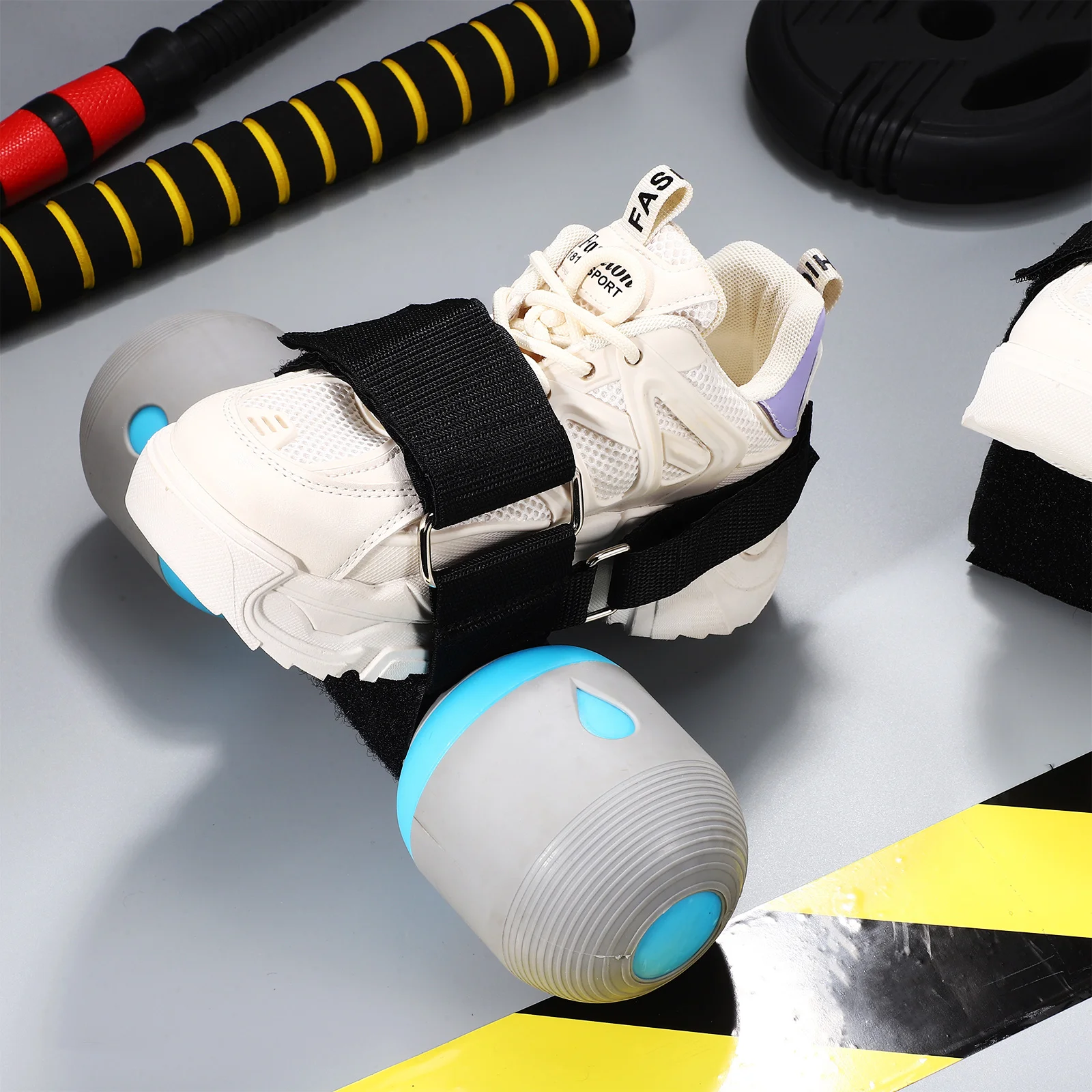 

1 Pair Ankle Weight Belt Dumbbell Attachment Adjustable Straps Fitness Gym Home Exercise Leg Extensions Leg Workout Accessory