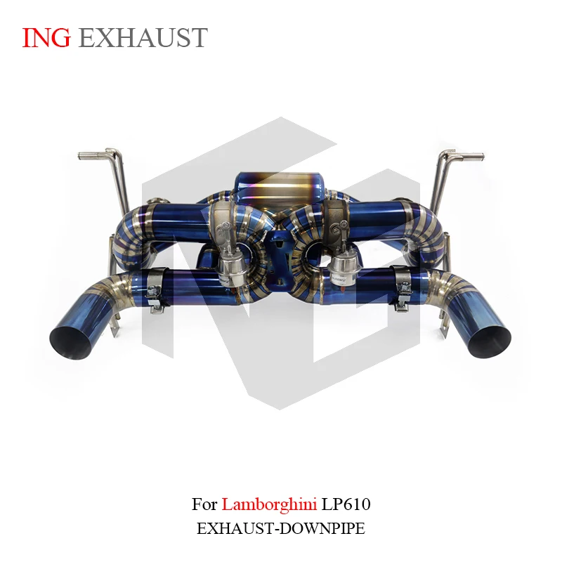 

ING Titanium Alloy Valve Catback for Lamborghini Huracan LP610 UP EVO Vacuum Electric Muffl Tube Performance Exhaust System