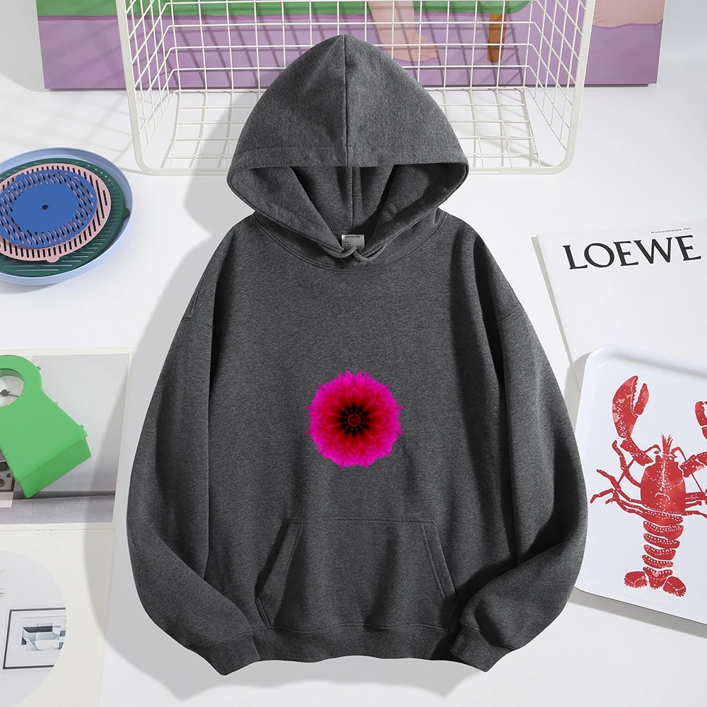 Felpe Y2K Abbigliamento Felpe con cappuccio Donna Grafica oversize Streetwear Moda Donna Maglione Casual Loose Fit Abiti invernali unisex