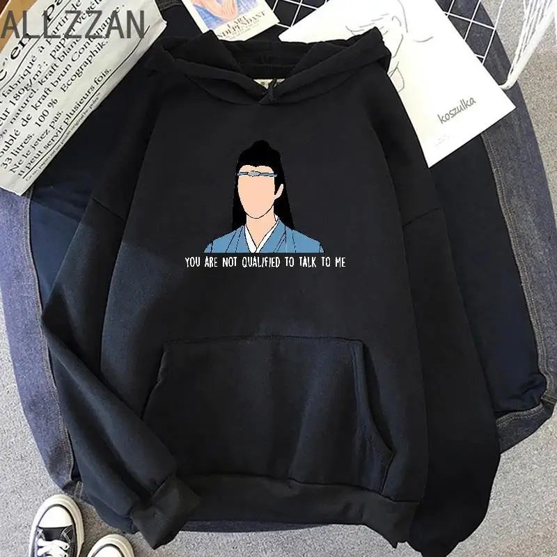 Mo Dao Zu Shi Hoodies Women Wang Yibo Xiao Zhan Style Graphic Anime Winter Sweatshirts Pulls Women Harajuku Tracksuit