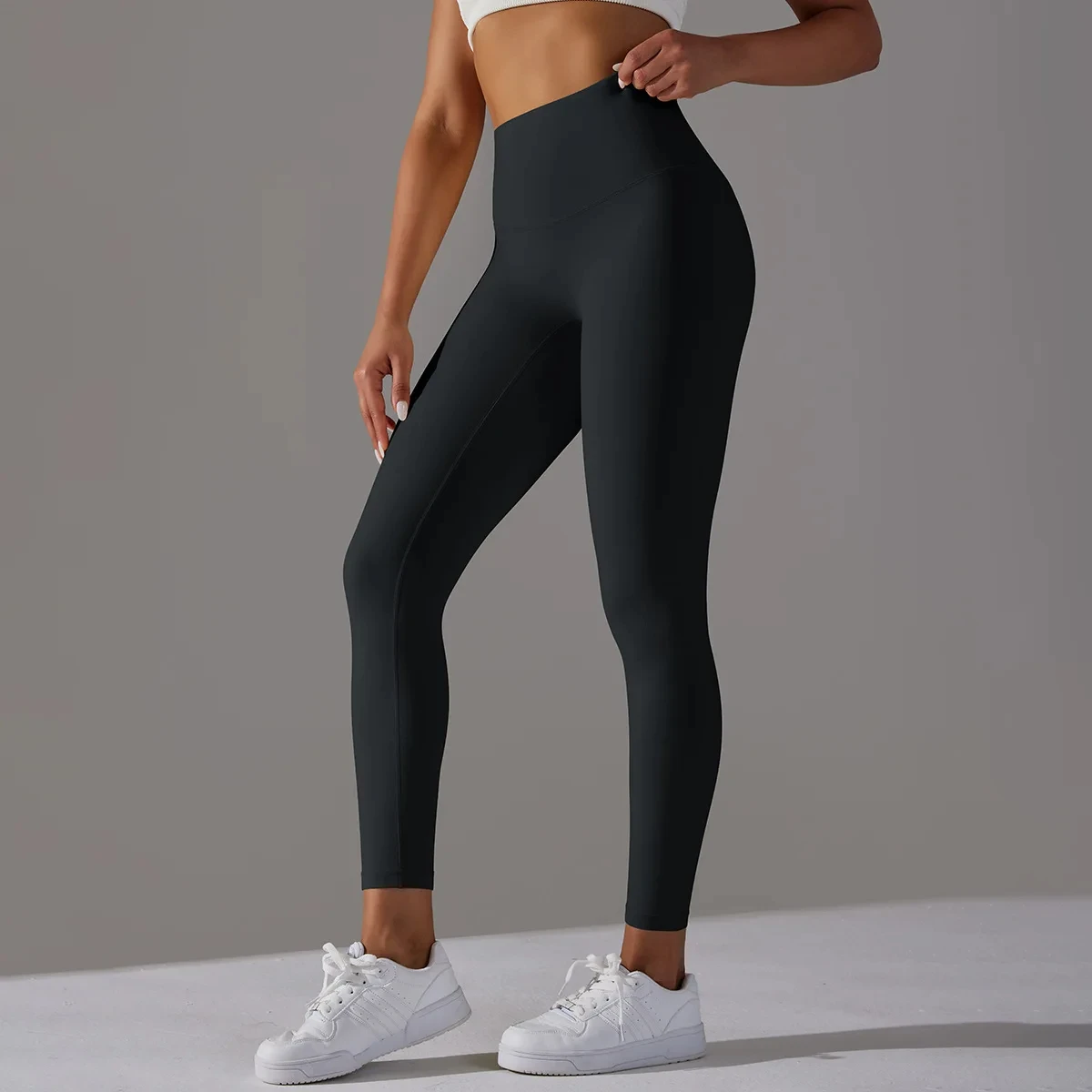 Women Fitness Running Yoga Pants Summer New High Waist Hip Energy Sports Tights High Elastic Nude Abdomen Fitness Workout Pants