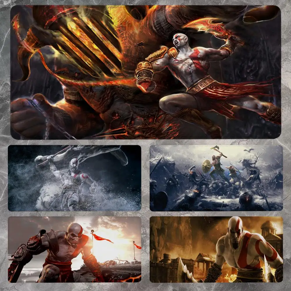 

Mouse Pad 90x40CM Non-slip Gaming Mousepad Gamer E-Sports Mouse Mat God Of W-War Game Mechanical Keyboard XXL Desk Mat