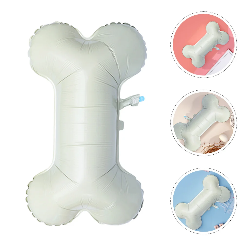 

10Pcs Bone Shaped Aluminum Balloons Large Cute Party Favor Balloons for Valentine's Day Bachelor Birthday Wedding Decorations