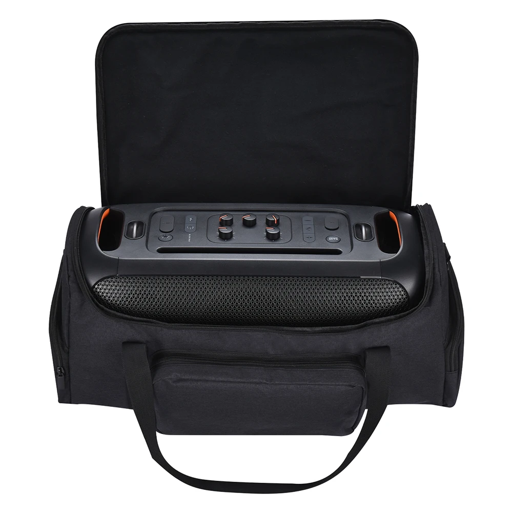 Caja de almacenamiento portátil, soporte para cargador de Cables, Estuche de transporte multifuncional para exteriores para JBL Partybox On The Go, compatible con Bluetooth