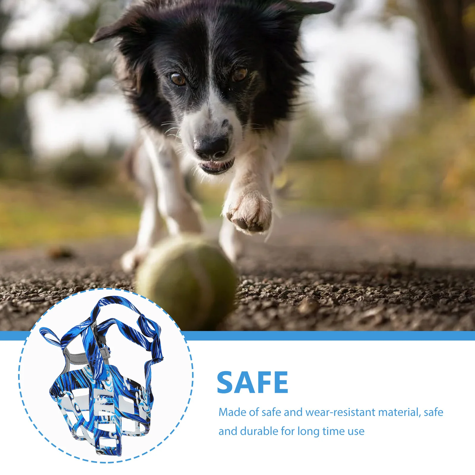 

Adjustable Anti-Bite Dog Large Medium Small Durable Wear-Resistant Outdoor Puppy Protective Muzzle Chewing Barking Prevention
