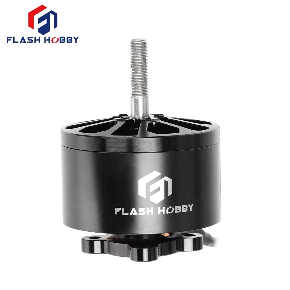 1pcs FlashHobby Flash Hobby A4320 4320 KV350 BLDC Outrunner Motor 5mm Shaft For RC Fixed-wing Fpv Drone Parts Accessories