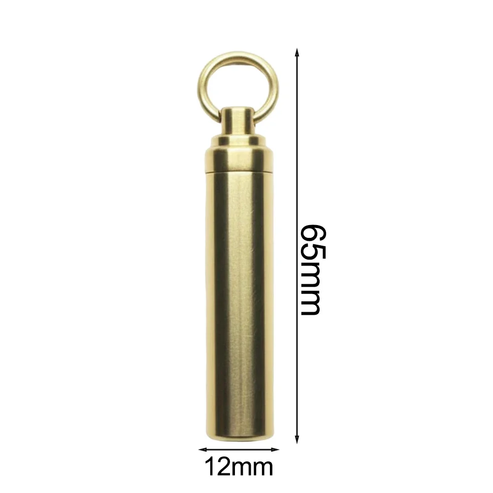 Brass Sealed Outdoor Waterproof Tank For Mini Metal Medicine Compartment Compact And For Reliable Moisture Protection