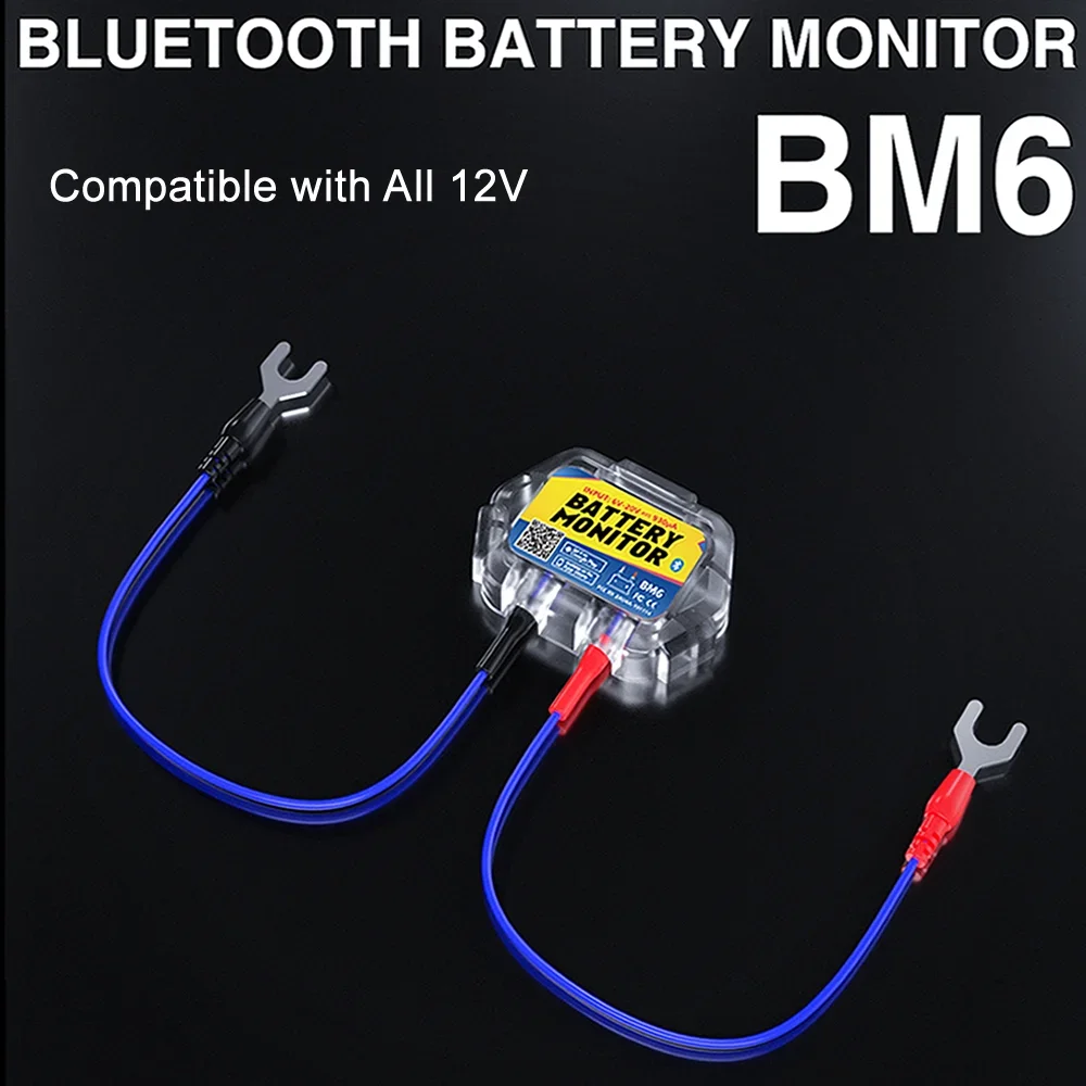 Quicklynks Bm6 Wireless 12V Battery Monitory BM6 on Iphone / Ipad and Android Smart Phone Via Bluetooth 4.0