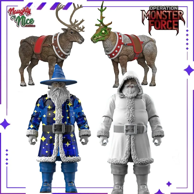 

Fresh Monkey Studio Original 1/12 Santa Claus Series 3 Waves Camouflage Mischievous Finished Product Mobile Doll Model Toy