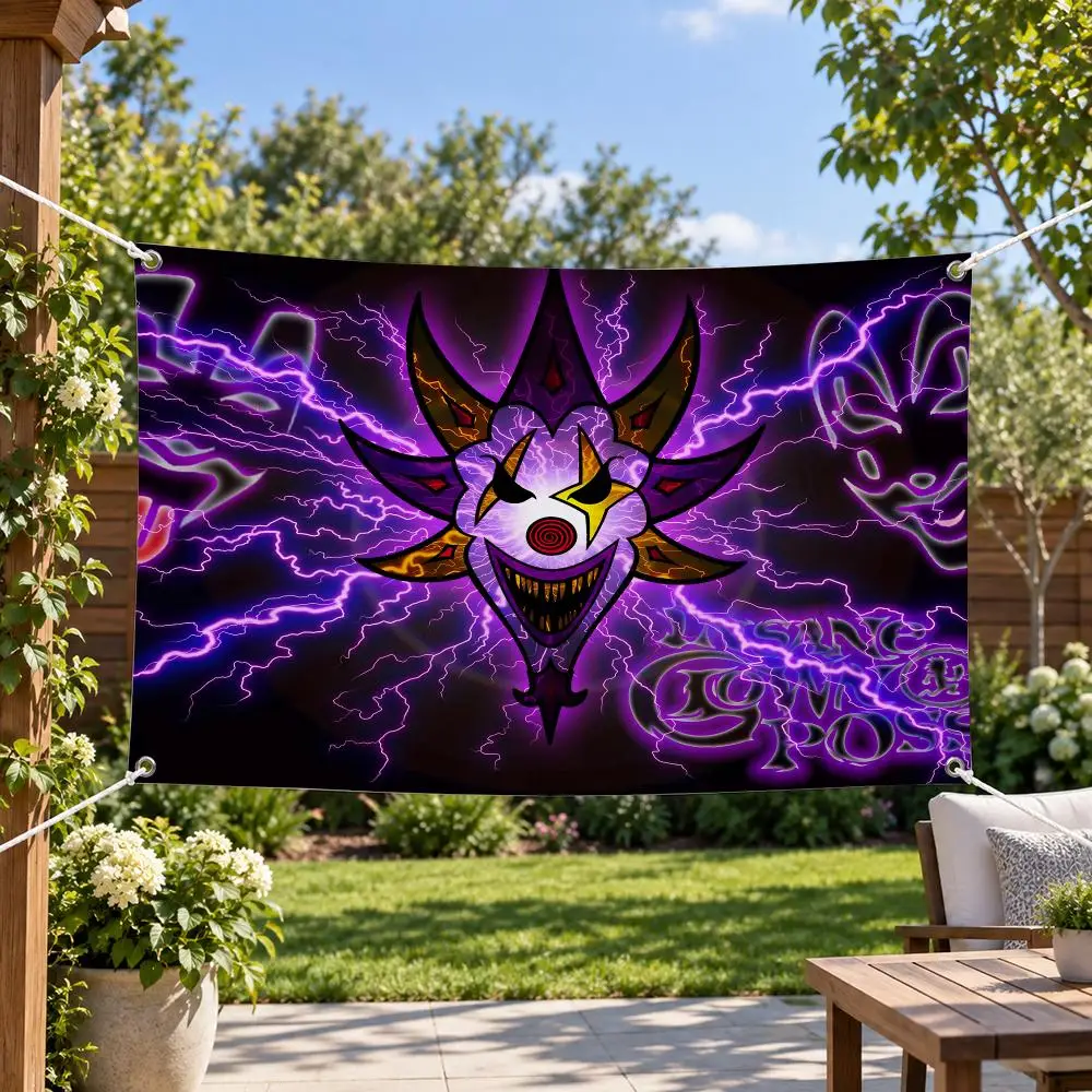 ICP I-Insane C-Clown posse Flags Aesthetic Wall Tapestry Printed Wall Hanging Living Room Party Outdoor Decor