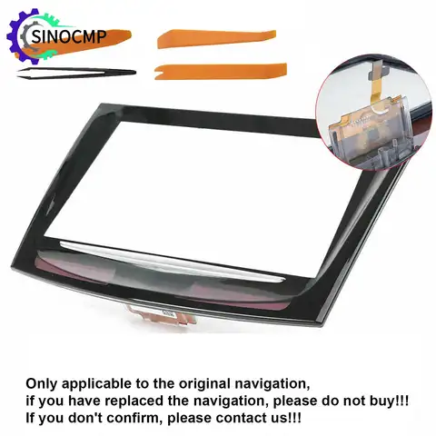 Touch Screen Display with Tool For 2013-2017 Cadillac Escalade ATS CTS SRX XTS CUE 23243166 20867045 22912608 22935061 22980207