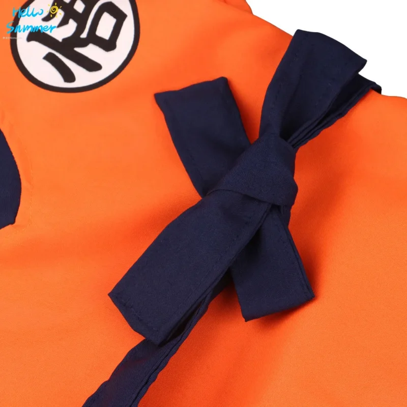 2025 Nuovi abiti per adulti per bambini di Halloween Son Goku Cosplay Anime Supereroi Tuta Costume per capelli neri Dress Up ★ ☆ ★