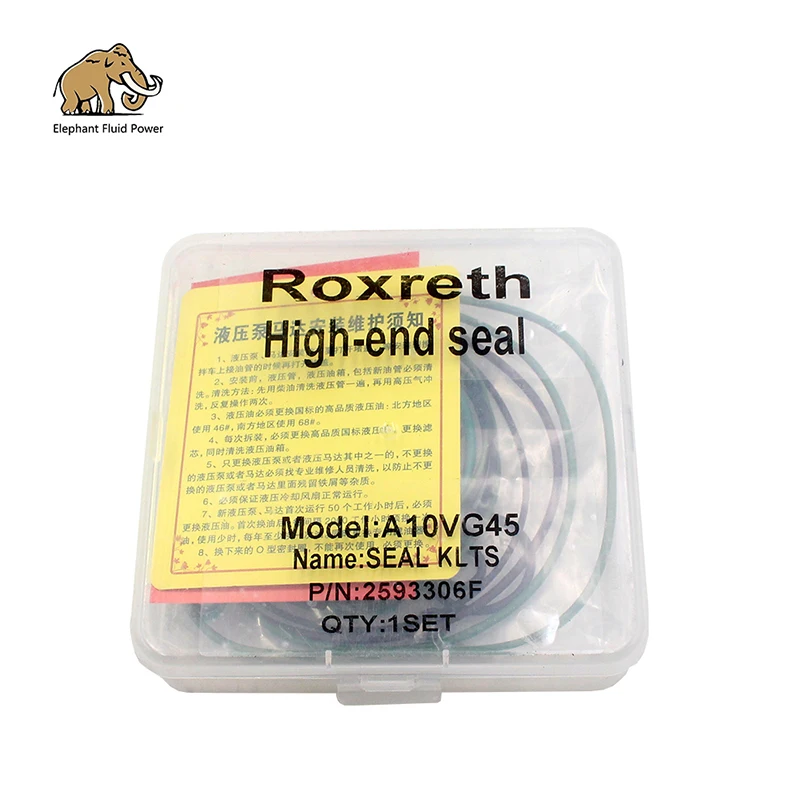 

Good performance Rexroth Hydraulic pump parts repair seal kits A10VG45