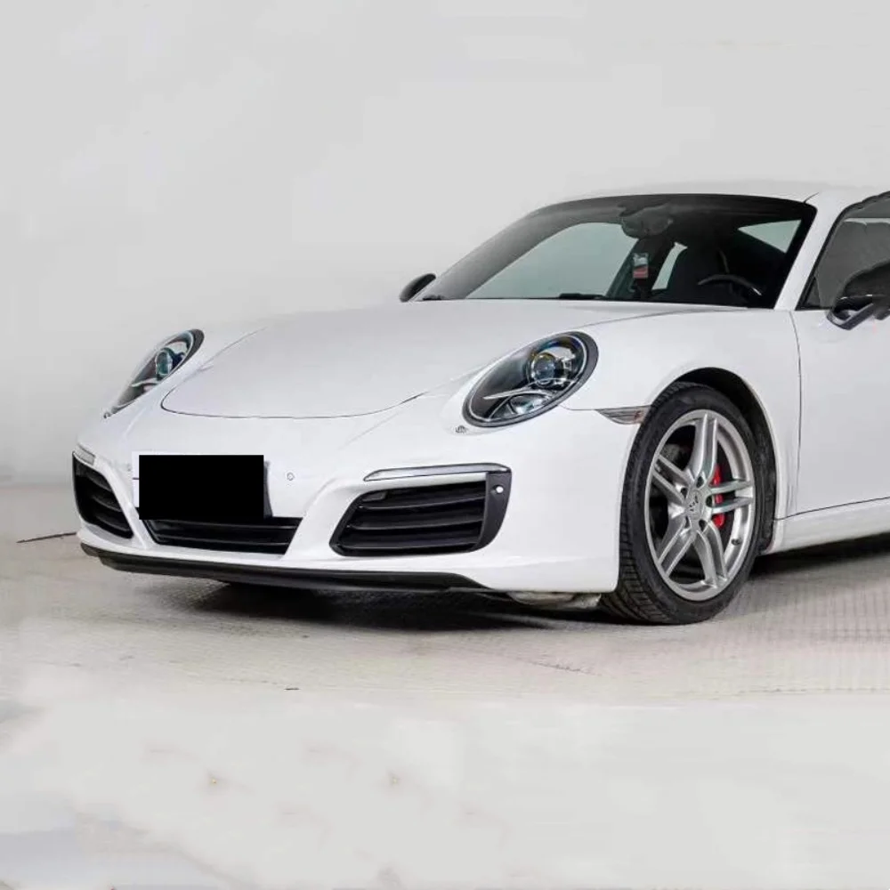 Conjunto de marco de lámpara antiniebla para parachoques delantero de coche, para Porsche 991,1, nuevo estilo envolvente sin pintar modificado