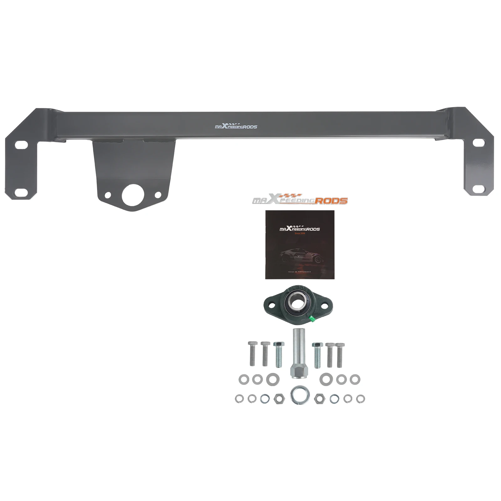 Maxpeedingrods Steer Gear Box Stabilizer Bar Brace For Dodge Ram 1500 2500 3500 4X4 4WD 2003 -2008 5.7L / 5.9L / 6.7L / 8.0L