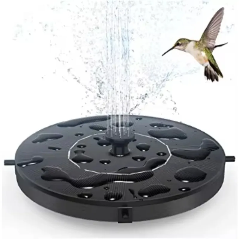 Solar Power Water Fountain Pump for Bird Bath Garden Pond Pool Fish tank Solar Fountain Free Standing Floating