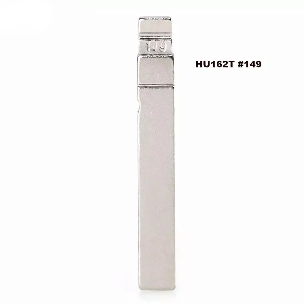 10 قطعة أصلية 149 #    شفرة المفتاح عن بعد HU162T # 149 KD VVDI Uncut Flip Blank لجهاز التحكم عن بعد VVDI / أجهزة التحكم عن بعد KD مع مجموعة مركزية