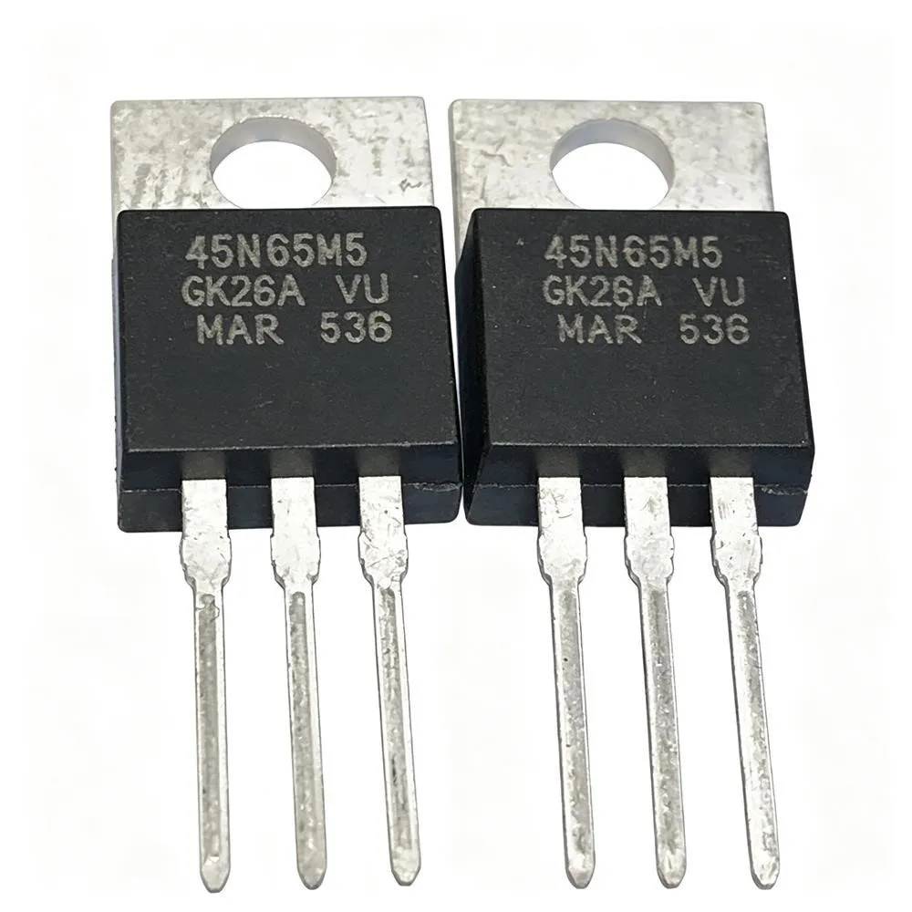 5PCS 45N65M5 STP45N65M5 650V 35A VN66AFD 60V 1.46A RU40190Q2 190A 40V LM2931T-5.0 5V 221A G30N120D 30A 1200V FML34S 400V 20A