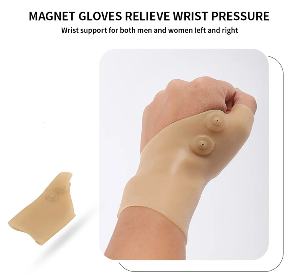 1PC Magnetic Wrist Support Compression Gloves Elastic Wrist Protector Arthritis Wristbands Corrector Wrist Glove Pain Relief