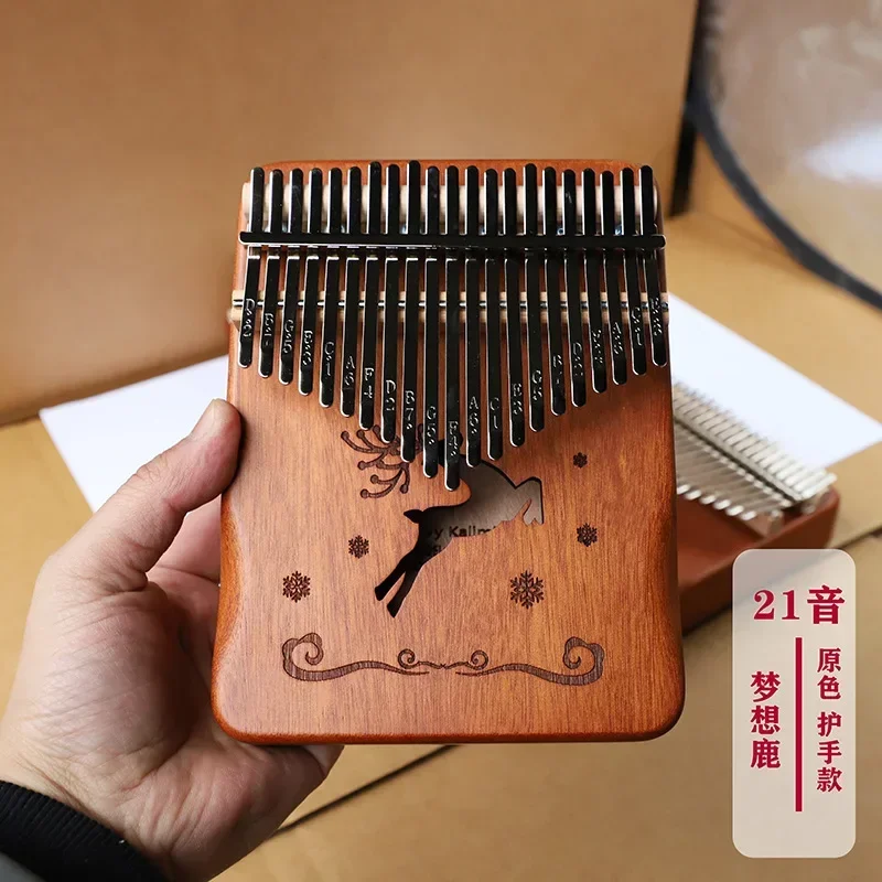 Thumb Piano Kalimba 21-tone Five-finger Piano Girls Beginner Instrument Piano
