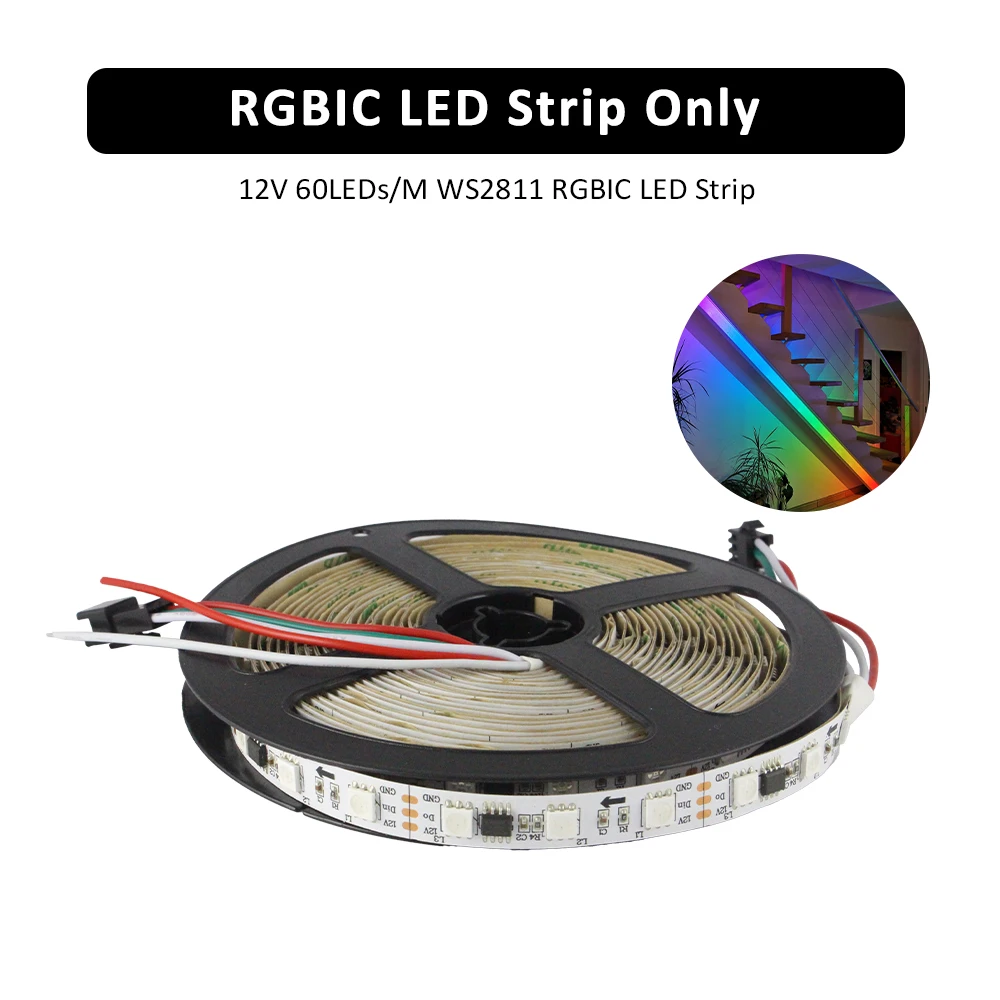 PIR Bewegingssensor Lichtcontroller ES32 12V 24V Enkele Kleur RGB Pixel Flex 5M LED Strip Infrarood Stap Lamp Controler voor Trappen