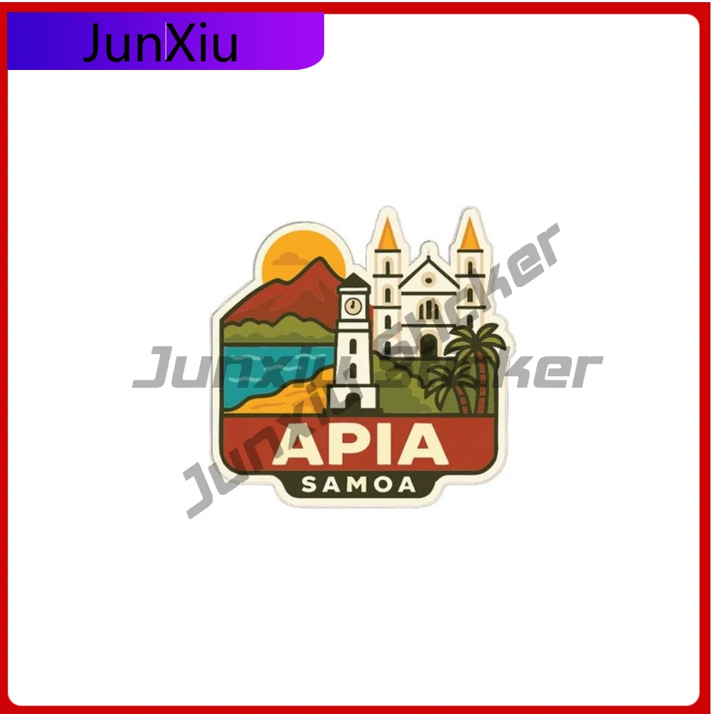 

Apia Samoa Sticker Decorative Accessories Vinyl Decal Stickers Motorcycle Bumper Truck Pickup Decorative Decals Suv Window Campi