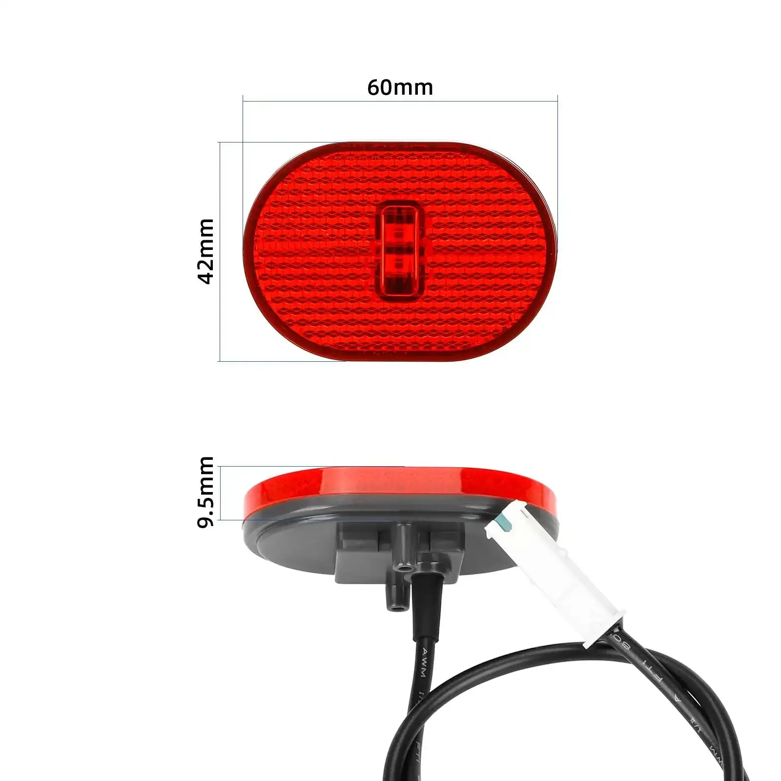Upgrade Rear Fender Set with LED Taeil Light for Xiaomi 4 Pro Reinforced Mudguard Kit Accessories