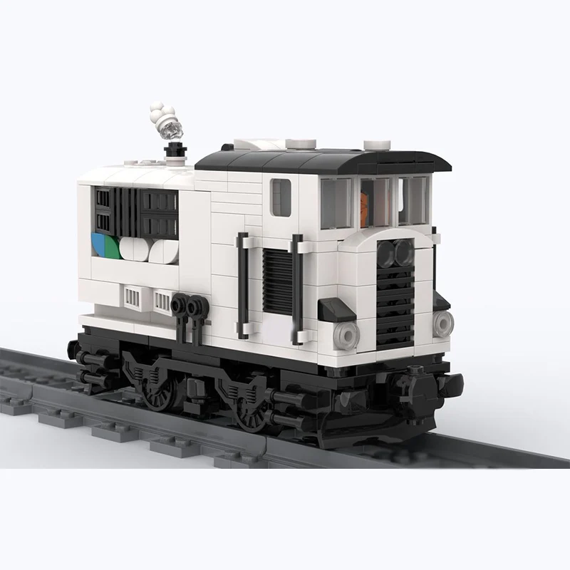 시티카 모델 MOC 빌딩 블록 철도 기관차 셔터 엔진 모듈형 기술 어린이 휴일 선물 조립 장난감 세트