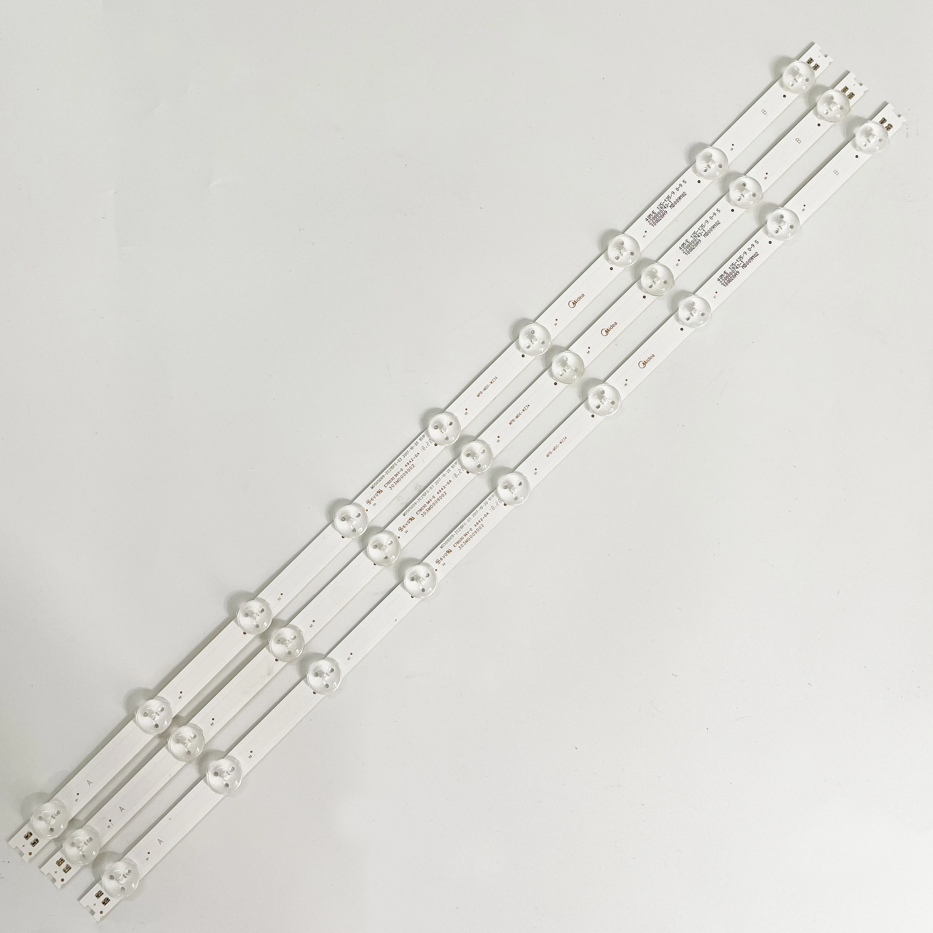 30 pcs 530mm LED Backlight strip 9 lens lamp For MD505D09-ZC21DFG-03 9V/LED