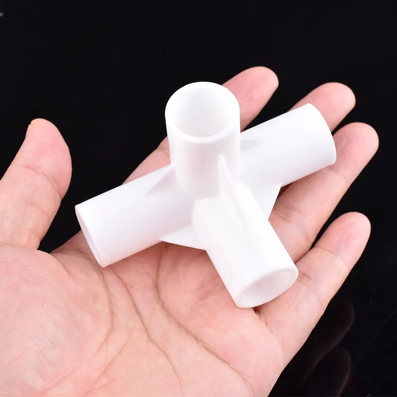 Inner Dia16mm PE Straight Connector Joint, 90/120/135 Degree Tee Connector PE Pipe Fitting DIY Tent Fixed Fittings 2/5/10/20Pcs