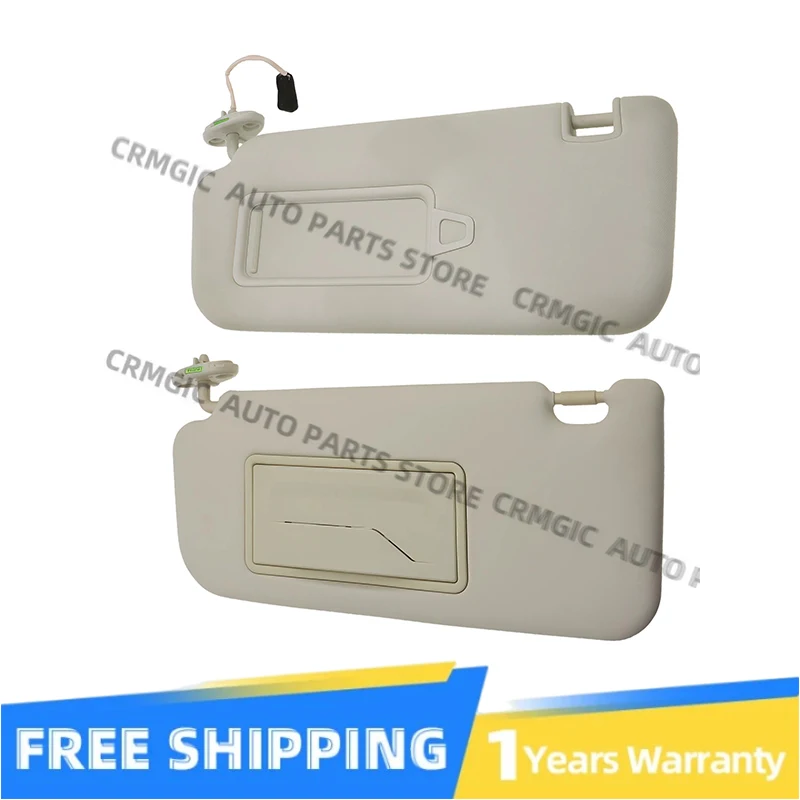 Car Interior Sun Visor For Geely Atlas Boyue 2016-2017 Emgrand X7 Sport Proton X70 Sun Shield Sunshade Sun Visor Beige