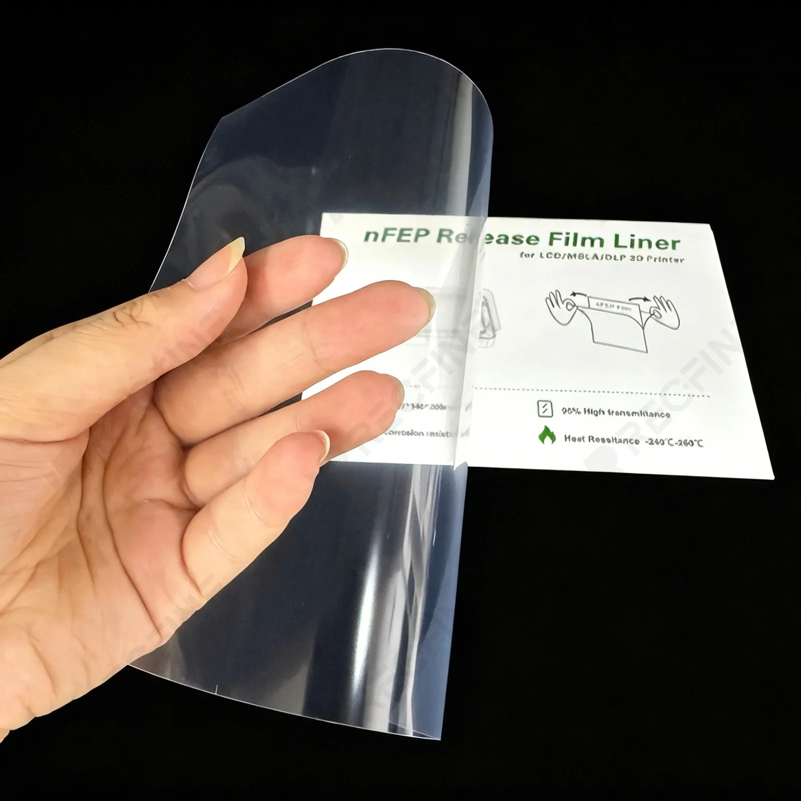 2 5PCS ACF FEP NFEP Film for Elegoo Mars 5 4 Max Ultra DLP 3 2 Pro 9K 6K 4K 3D Printer Accessories, 235*160 260*200 200*140mm