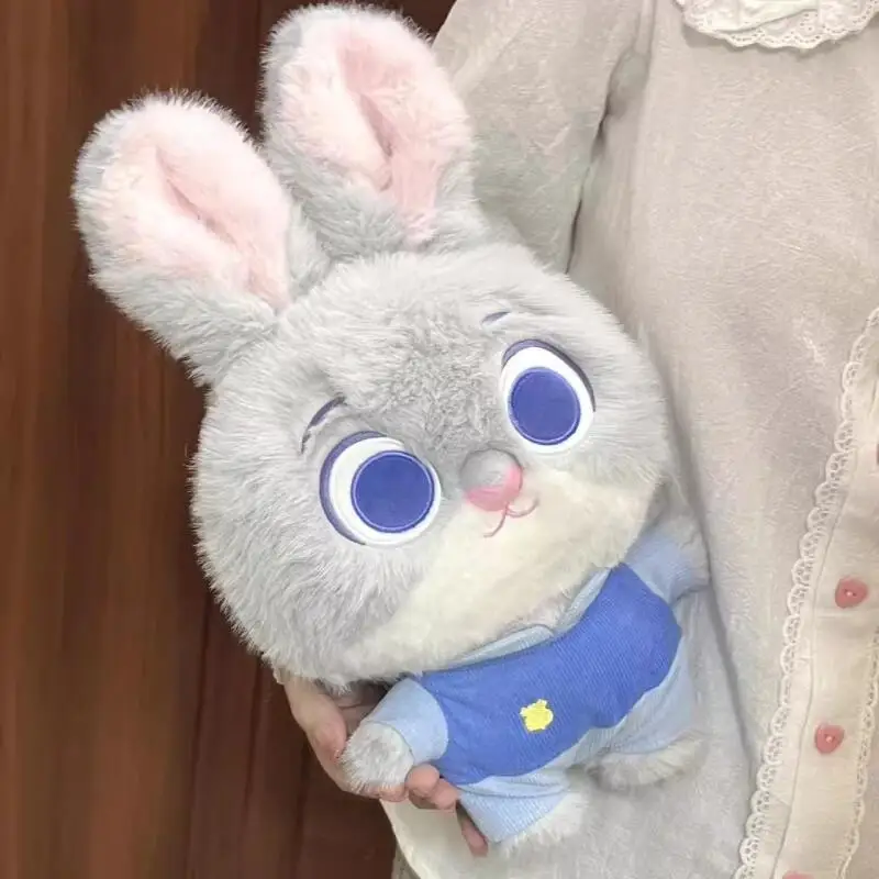 Disney Zootropolis Judy Hopps Nick Wilde Q-Version Pp coton remplissage en peluche jouets d'accompagnement dans le lit câlin oreiller cadeau d'anniversaire