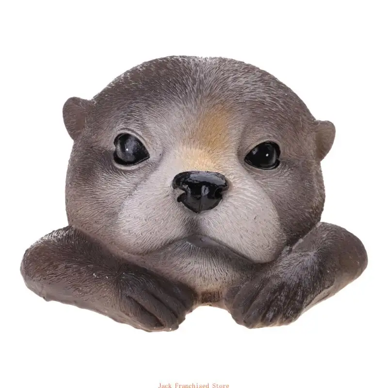 

Otters Floating Statue Resin Otters Floating Pool Decorations Crafts