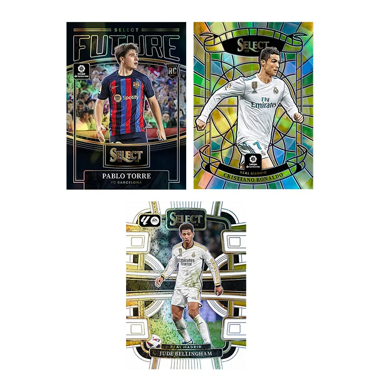 Panini 2022-23 Selecteren La Liga Voetbal Cristiano Ronaldo Speler Kaarten Ster Collectible Kaarten Fan Kerst Verjaardagscadeautjes Kinderen speelgoed