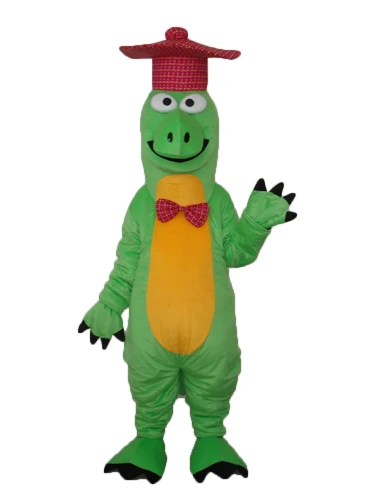 Costume de mascotte de dinosaure pour homme, personnage adulte, robe d'halloween et de noël, accessoires complets, tenue pour mascotte