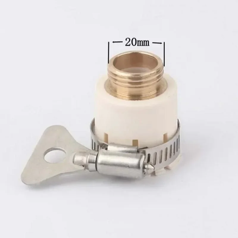 Copper 1/2'' Garden Water Faucet Standard Connector Non-slip Off Universal Faucet Interface Connector Garden Water Pipe Fittings