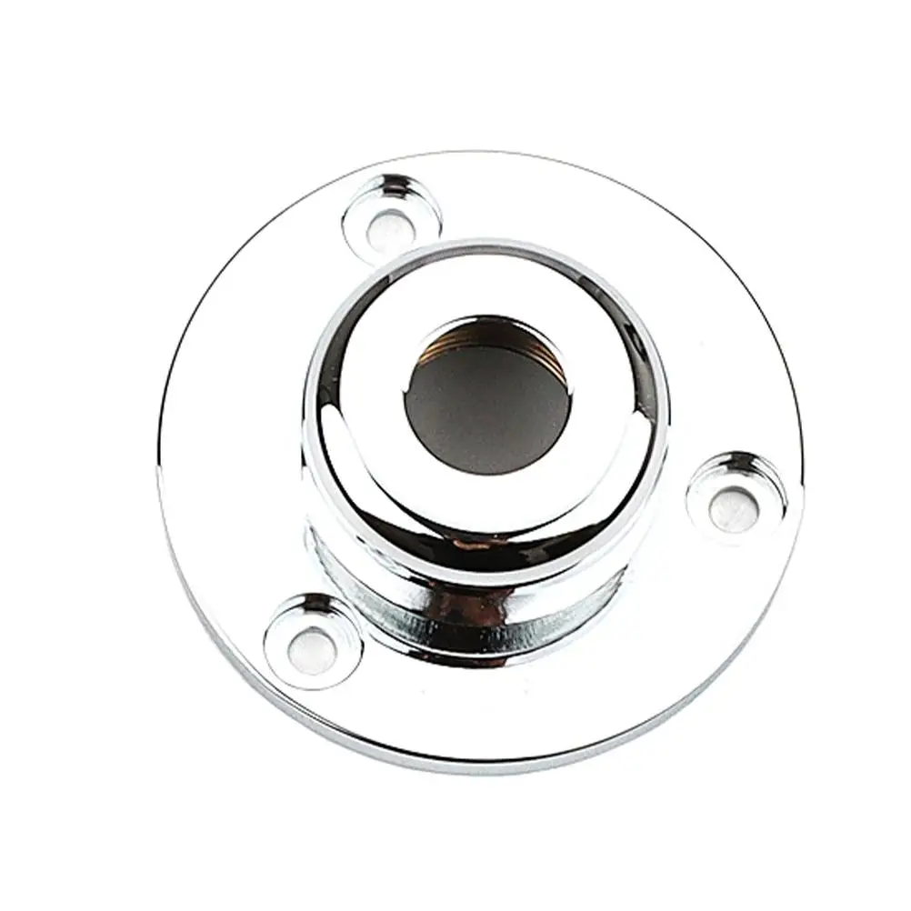 

Chrome-colored Tail-die Jack 6.35mm Threaded End Pin Guitar Input Jack Pickup Plugs Electric Guitar Bass Metal