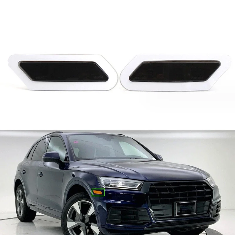 

US Standard Modle 80A945071 80A945072 RIGHT LEFT CAR FRONT SIDE REFLECTORS MARKER LIGHT LAMP FITS FOR AUDI Q5 SQ5 2018 2019 2020