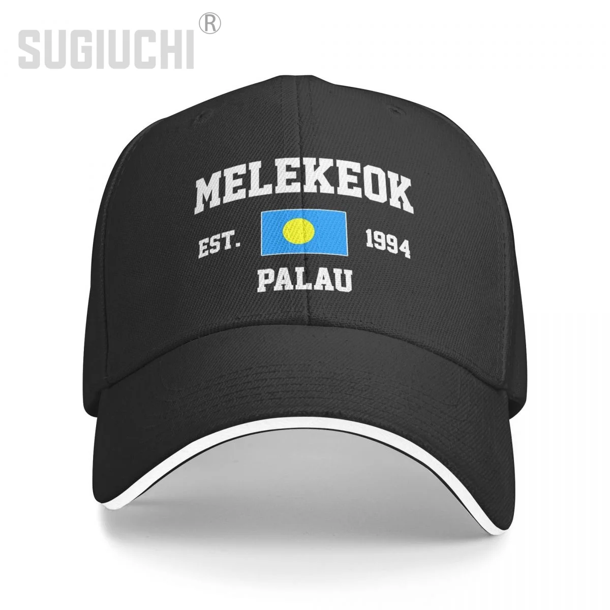 

Бейсболка Palau EST.1994 Melekeok, капитал, для мужчин и женщин, унисекс, в стиле хип-хоп, сэндвич, головной убор, рыбалка