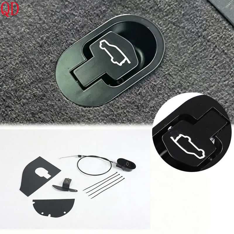For Land Rover Discovery 3 4 L319 2004-2016 ABS Black Car Tailgate Trunk Handle Emergency Switch Modification Accessories