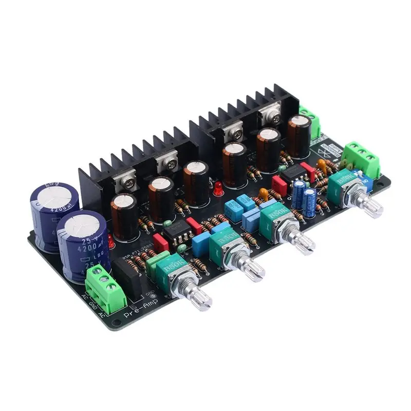 

【RECOMENDAR】OP AMP Tuning Pre-Amplifier Tone Preamp Bluetooth HIFI Amplifier Audio Board 58AG92M Class A Parallel Preamplifie