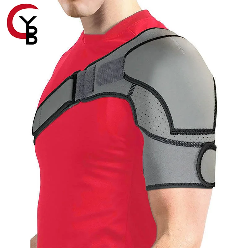 YANBIGUO Shoulder Brace-Adjustable Support Sleeve for Torn Rotator Cuff,AC Joint,Shoulder Stability&Compression,Left/Right