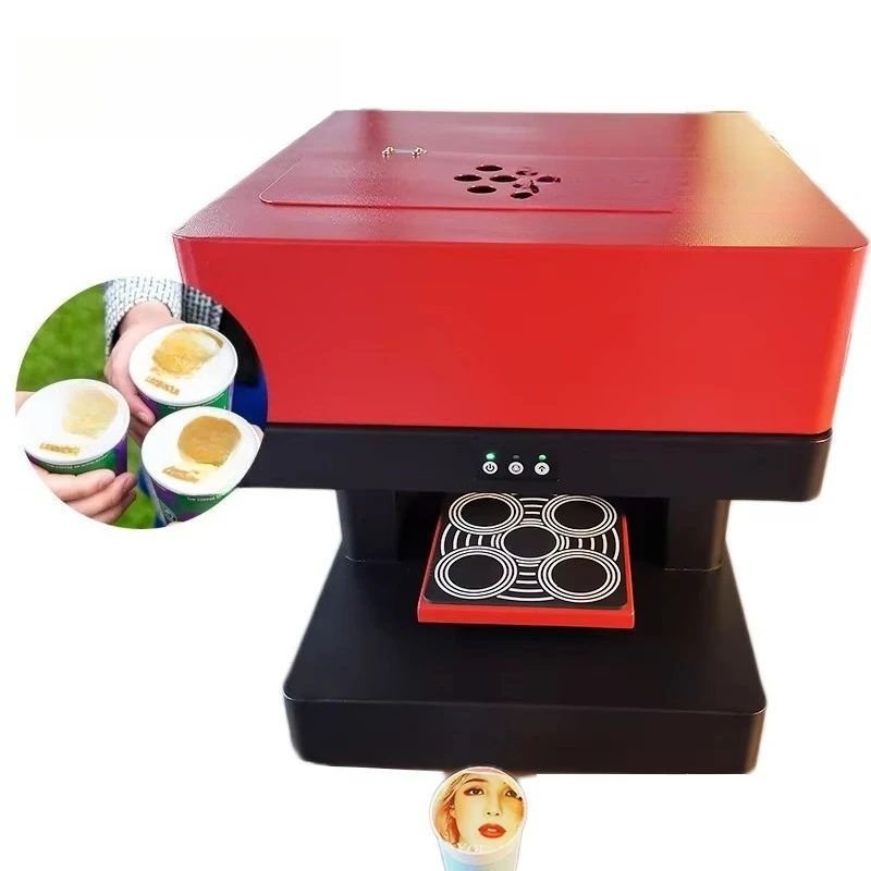 

Automatic Flatbed Printer Cake Candy Food Printer Mini Size Coffee Printer Macaron