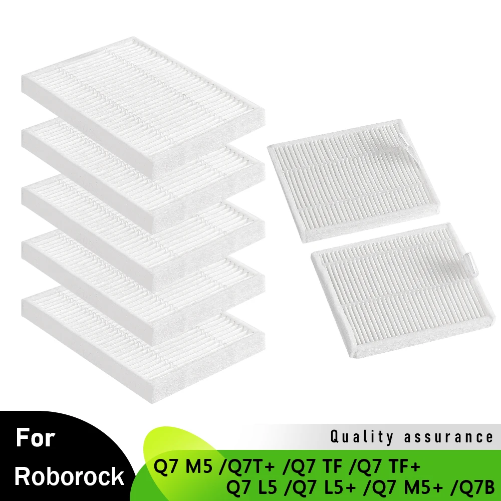 

HEPA-фильтр для Roborock Q7 M5 Q7 L5 Q7 TF Q7B Робот-пылесос для бытовой уборки Сменные аксессуары Фильтры Запасная часть