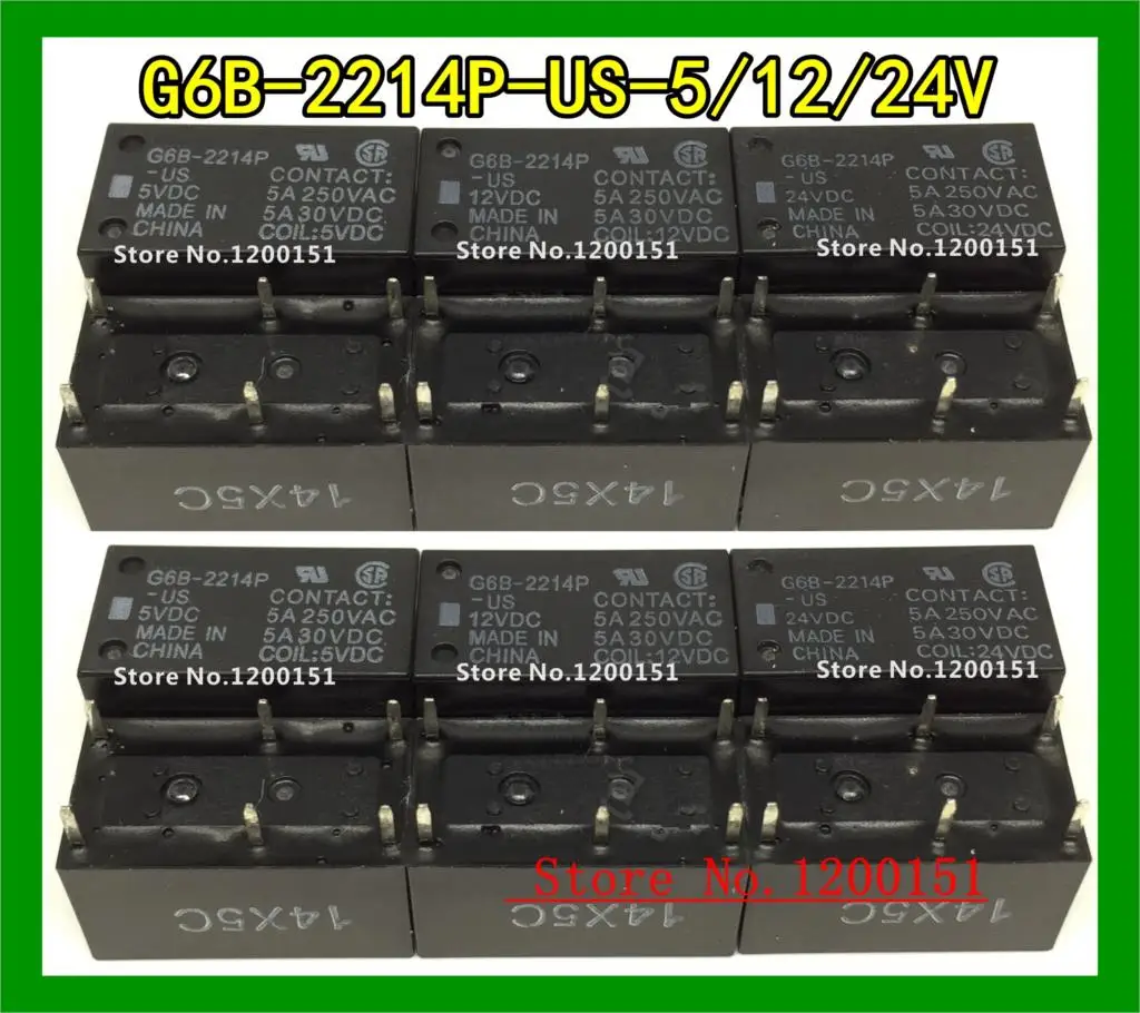 5Pcs/Lot G6B-2214P …